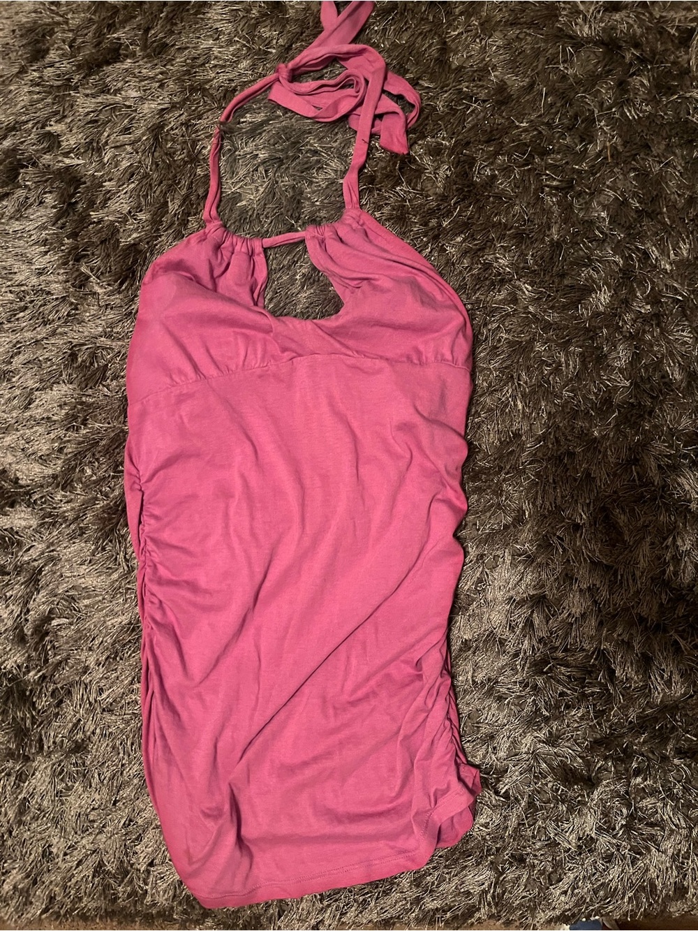 Built-In Bra Keyhole Halter Top by Victoria Secret